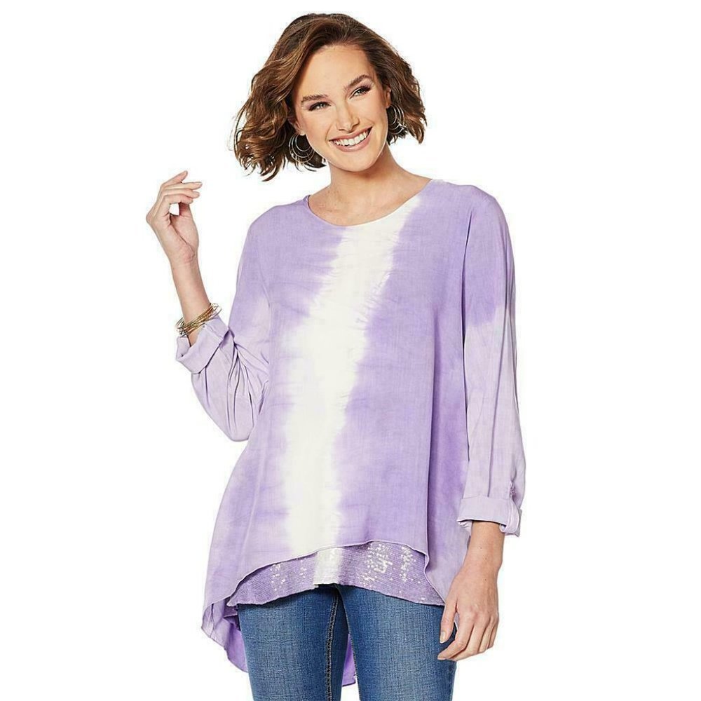 Colleen Lopez Ombre and Sequin Tunic